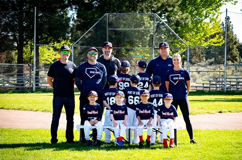 Bend, OR Little League received sponsorship from Port of Subs Store 182