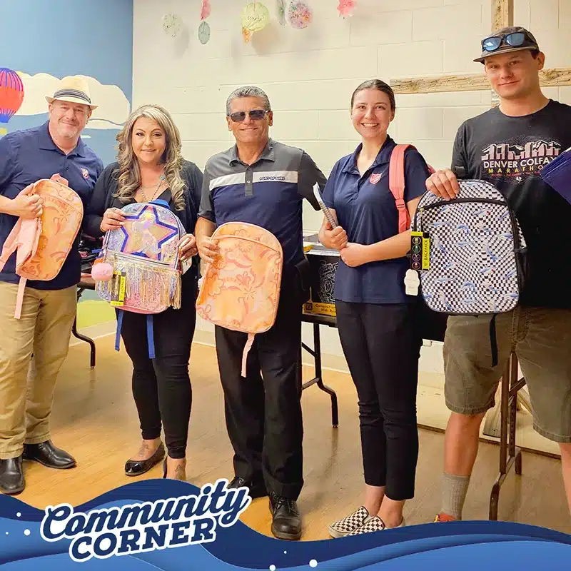 Port of Subs Salvation Army Back Pack Drive