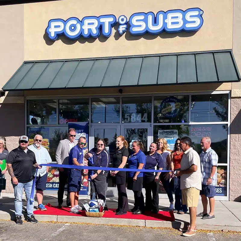 Port of Subs Nampa Idaho Ribbon Cutting