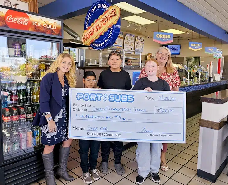 Port of Subs Fundraiser Stead Elementary School Reno NV